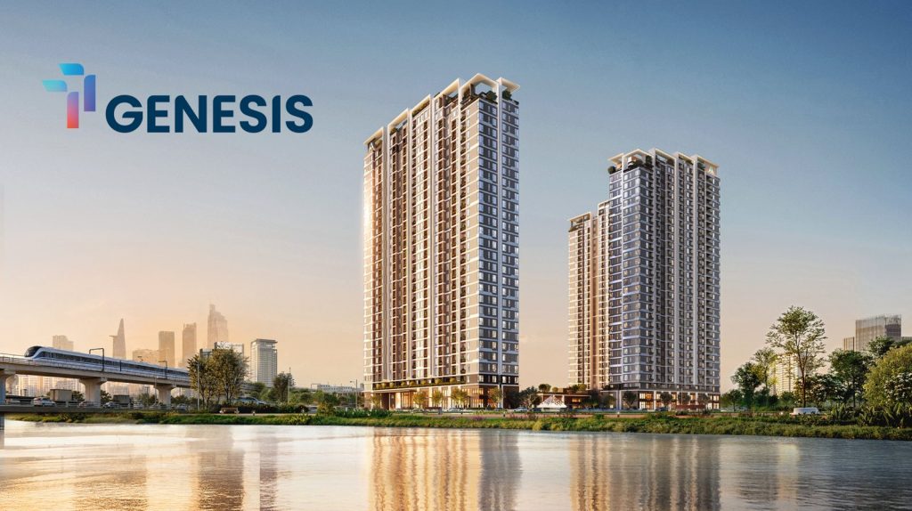 Phối cảnh tổng thể dự án căn hộ TT Genesis Nhà Bè ven sông, liền kề Phú Mỹ Hưng và Quận 7